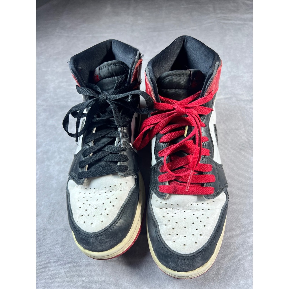 Nike Air Jordan 1 Retro High OG GS 5Y Black Toe Reimagined Red FD1437-106